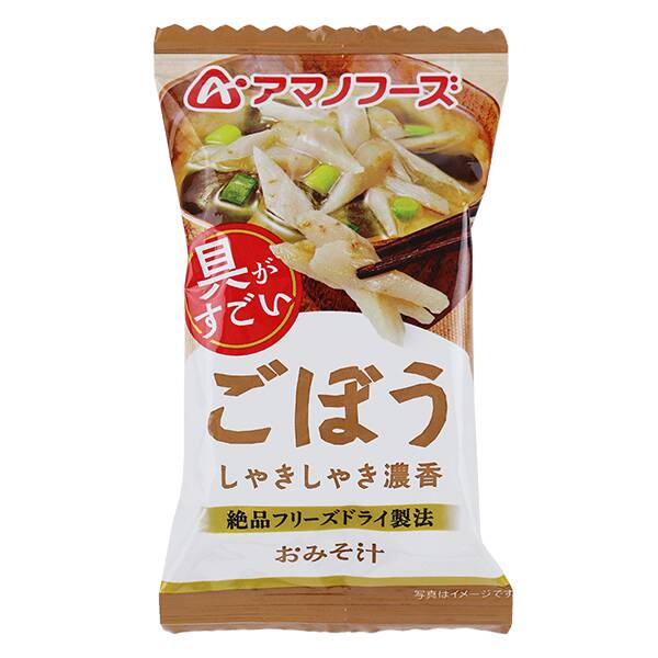 アマノフーズ　おみそ汁　ごぼう　1p