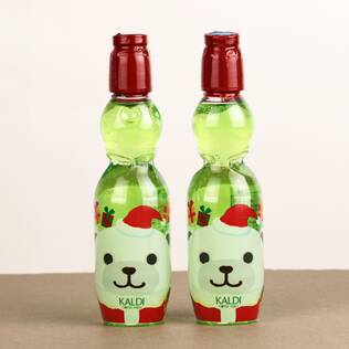 クリスマス　しろくまラムネ　青りんご味　250ml【クリスマス】