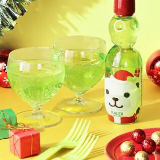 クリスマス　しろくまラムネ　青りんご味　250ml【クリスマス】