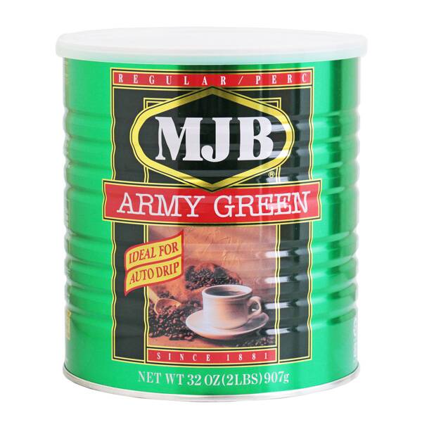 MJB　エムジェービー　レギュラーコーヒー アーミーグリーン　907g