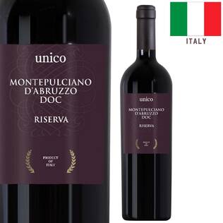 【お酒】ボッター　ウニコ　モンテプルチアーノ・ダブルッツォ・リゼルヴァ（赤）　750ml