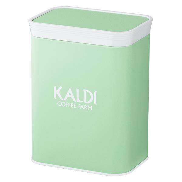 スクエアキャニスター缶（ミントグリーン）　1個