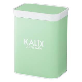 スクエアキャニスター缶（ミントグリーン）　1個