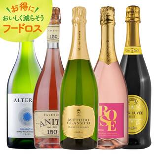 ＜訳あり品＞【お酒】オンラインストア限定　冬のパーティ泡　厳選5本セット