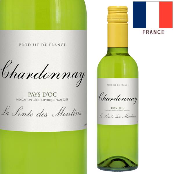 【お酒】ラ・サント・デ・ムーラン　シャルドネ（ハーフ）（白）　375ml
