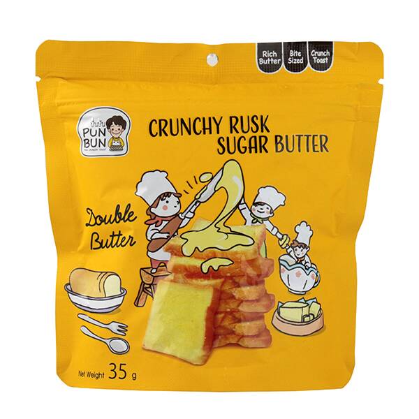 プンブンベーカリー　クランチラスク　シュガーバター　35g