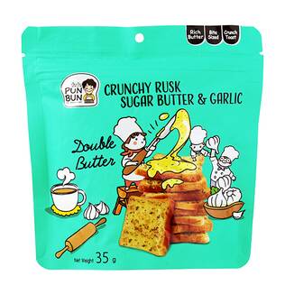 プンブンベーカリー　クランチラスク　シュガーバター＆ガーリック　35g