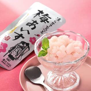 凍らせて食べる　梅あいす　100g　※パッケージ変更予定品