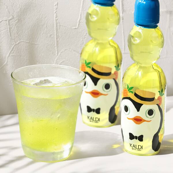 サマーペンギンラムネ　パイナップル味　250ml