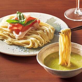 豚骨ジェノベーゼつけ麺　124g