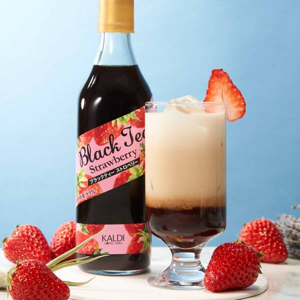 ブラックティーストロベリー 500ml カルディコーヒーファーム オンラインストア