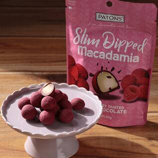 ペイトンズ　スリムディップ　マカダミアチョコレート　ラズベリー　50g