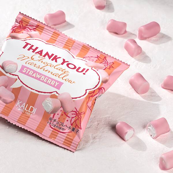 チョコマシュマロ　THANK YOU　ストロベリー　15g