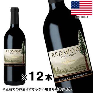 【お酒】＜12本＞レッドウッド 　カベルネ・ソーヴィニヨン（赤） 750ml