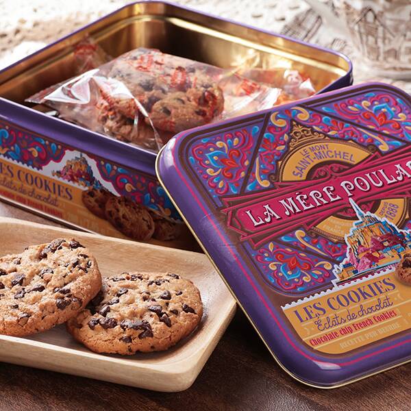 オンラインストア限定　ラ・メール・プラール　ミティック缶　チョコチップクッキー　10p