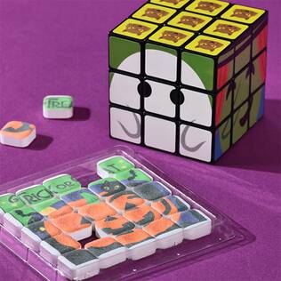 ハロウィンおばけキューブ＆パズルラムネ　1p【ハロウィン】