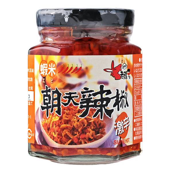 老騾子　朝天辣椒　海老入り　105g