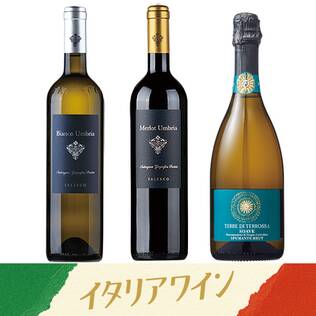 【お酒】オンラインストア限定　イタリアワイン　赤白泡　厳選3本セット