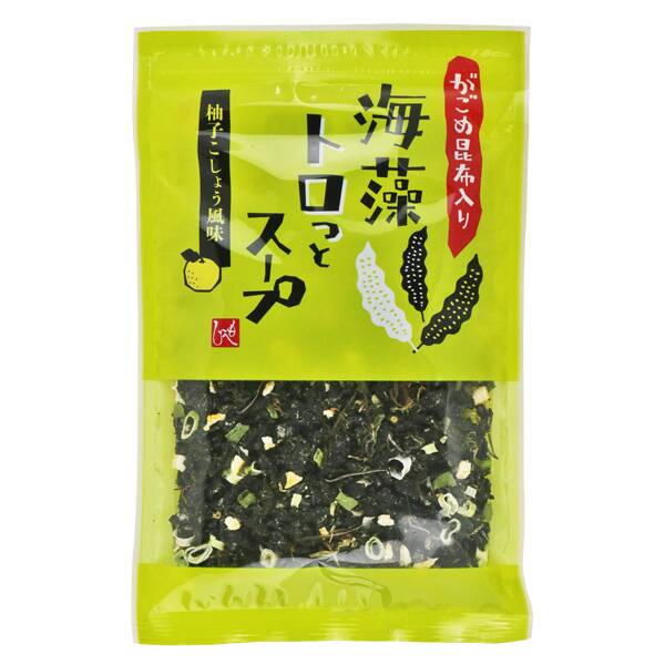 海藻トロっとスープ 柚子こしょう風味 70g カルディコーヒーファーム オンラインストア 海藻トロっとスープ 柚子こしょう風味 70g カルディコーヒーファーム オンラインストア