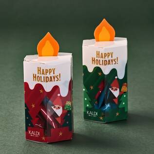 クリスマスキャンドル型ケース　7p