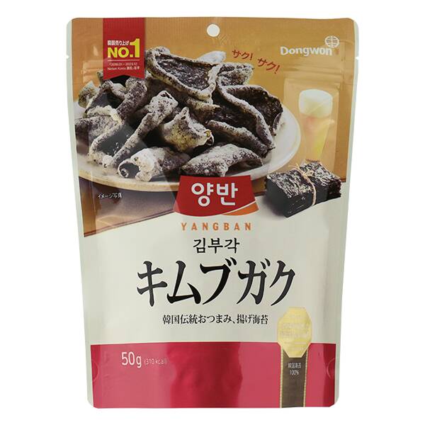 東遠　両班キムブガク（韓国のりスナック）　50g