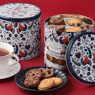 ヤコブセン　クッキーアソート（ホリデーティン）　454g【クリスマス】