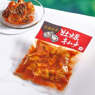 【冷蔵】宮城県産牡蠣キムチ　100g【賞味期限：2025/8/22】