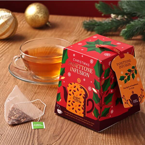 オンラインストア限定　イングリッシュティーショップ　クリスマス・パネットーネ・インフュージョン　10p【クリスマス】