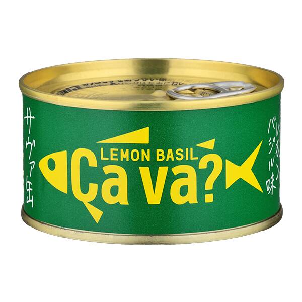 岩手県産　サヴァ缶　国産サバのレモンバジル味　170g
