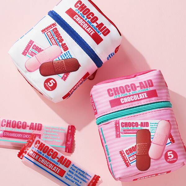 オンラインストア限定　チョコエイド　ファブリックポーチ　35g