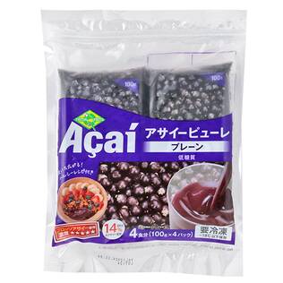 【冷凍】フルッタフルッタ　アサイーピューレ（プレーン）　4p