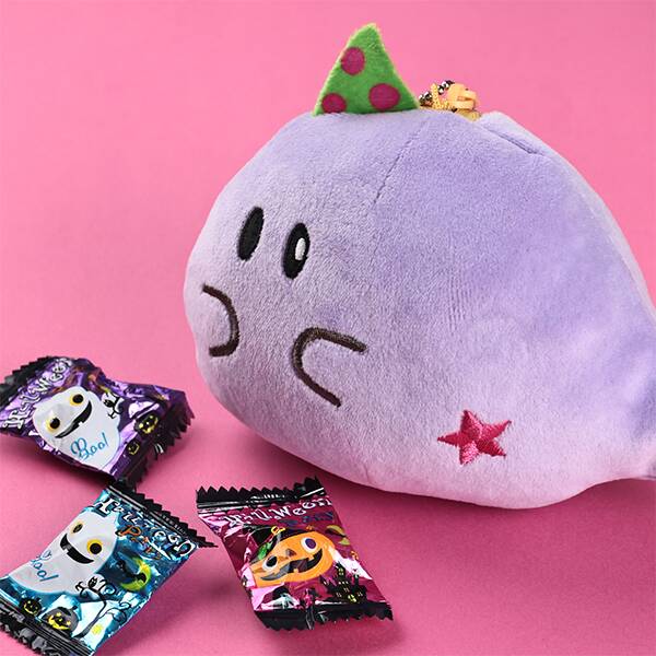 リバーシブルポーチ（オバケ＆クロネコ）　1個【ハロウィン】