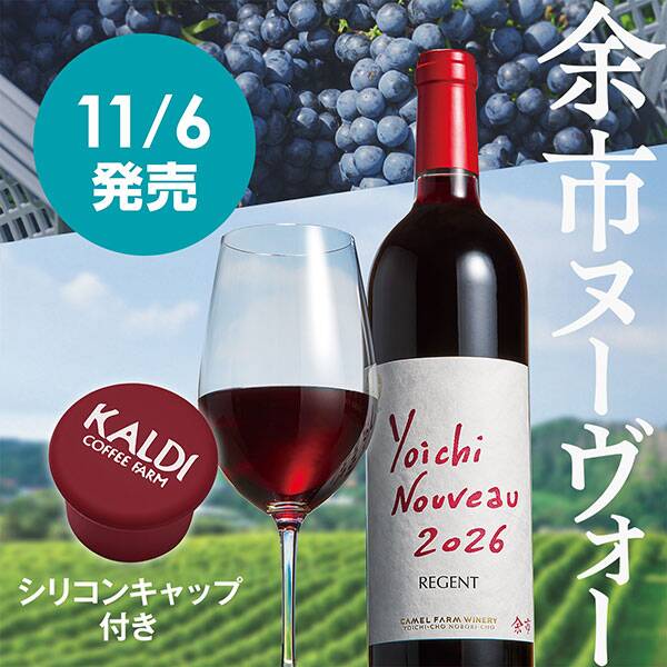 ＜11月6日発売＞【お酒】ヨイチヌーヴォー　レゲント2026（赤）　750ml