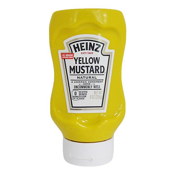 HEINZ　イエローマスタード　逆さボトル　226g