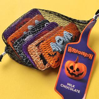 ワルコール　ハロウィンバンクノートネットチョコレート　70g【ハロウィン】