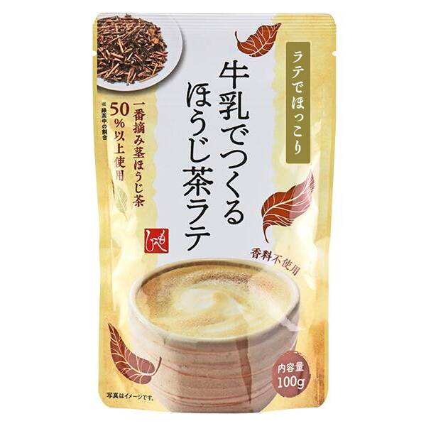 牛乳でつくるほうじ茶ラテ 100g カルディコーヒーファーム オンラインストア