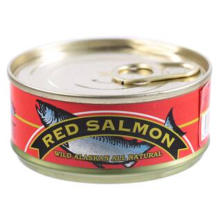アラスカ　レッドサーモン（紅鮭水煮缶）　106g