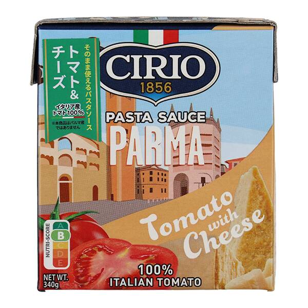 チリオ　パスタソース　パルマ　トマト＆チーズ　340g