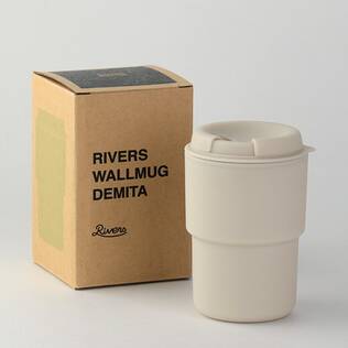 リバーズ　ウォールマグ　デミタ（ベージュ）　290ml