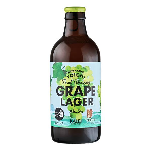 【お酒】北海道余市フルーツブルーイング　グレープラガー　300ml