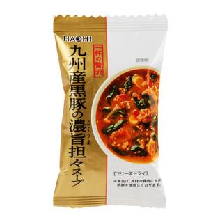 ハチ食品　一杯の贅沢　九州産黒豚の濃旨担々スープ　1p