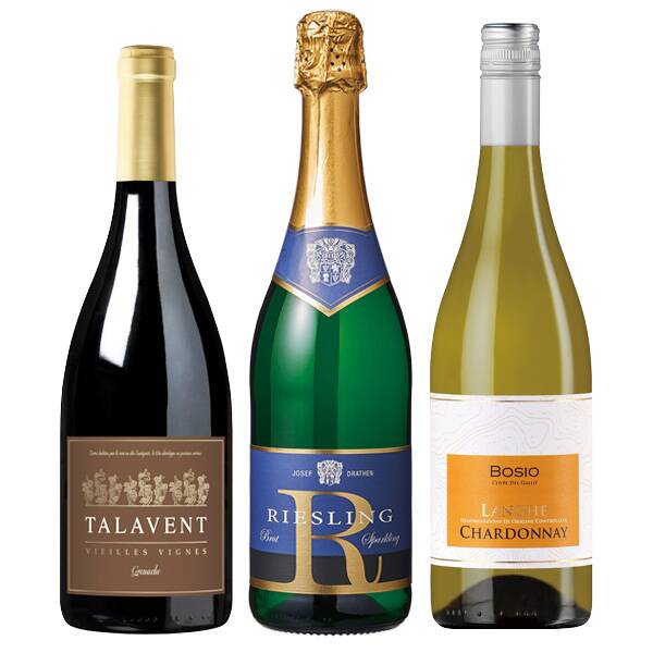 【お酒】オンラインストア限定　ワインとごはん　厳選3本セット（赤・白・泡）