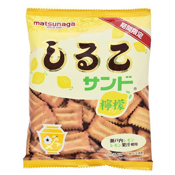 松永製菓　しるこサンド　檸檬　55g