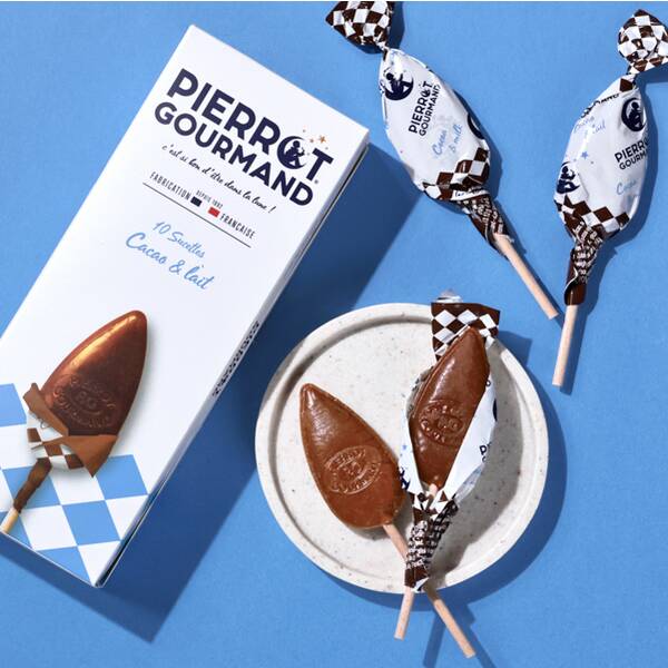 ピエログルマン　ロリポップキャンディー　ショコラ　10P