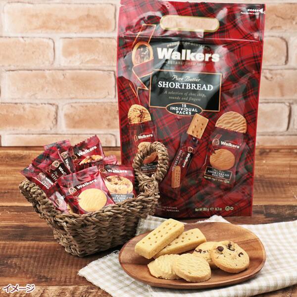 <b>スコットランドの「ウォーカー」が一部お買得！</b><br>小麦粉とバターの風味が口いっぱいに広がる贅沢なクッキー。サクほろ触感がたまりません。