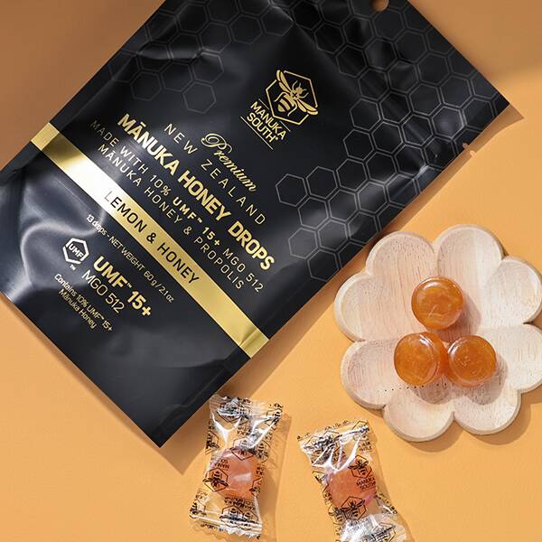 マヌカサウス　マヌカハニードロップ　レモン＆ハニー　60g