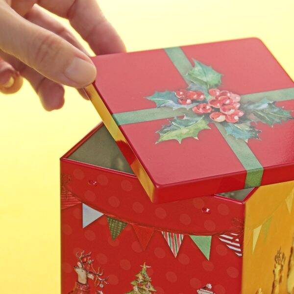 クリスマスプレゼントボックス缶 1個 カルディコーヒーファーム オンラインストア