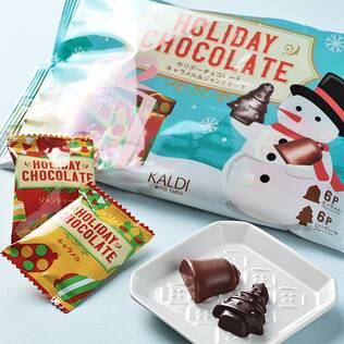 ホリデーチョコレート　キャラメル＆ジャンドゥーヤ　12p【クリスマス】