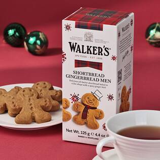ウォーカー　ジンジャーマンショートブレッド　#1652　125g【クリスマス】