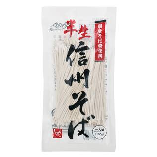 半生信州そば　100g【賞味期限：2024/2/12】